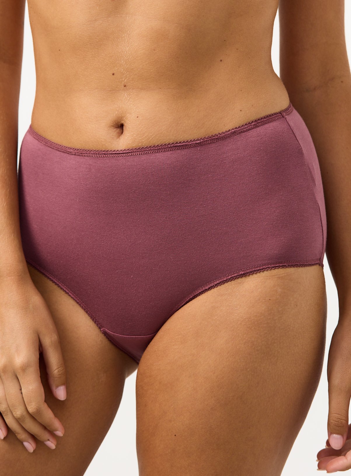 Dark Purple Full Briefs 5 Pack 16 - Image 2 thumbnail